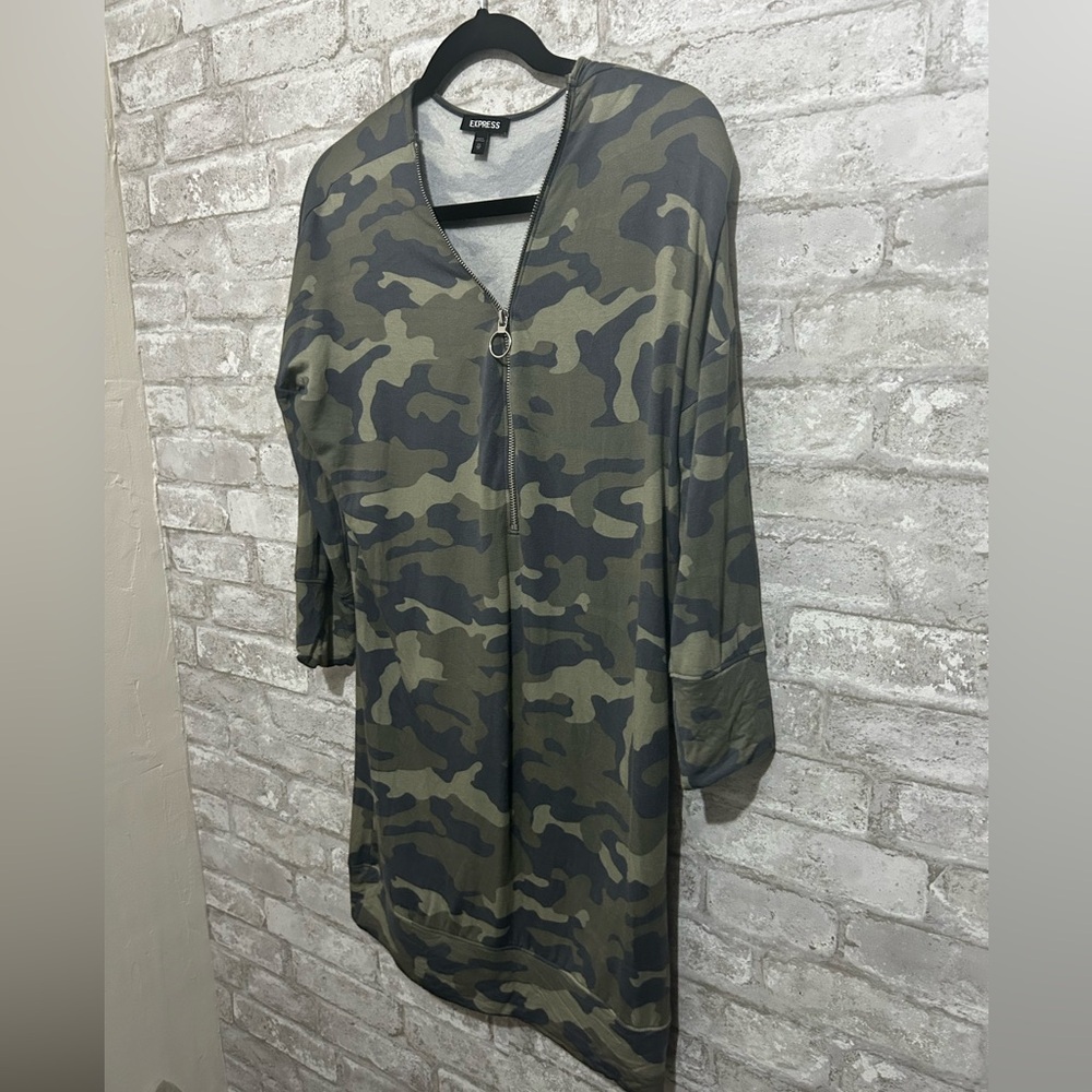 Express Camo Tunic Dress